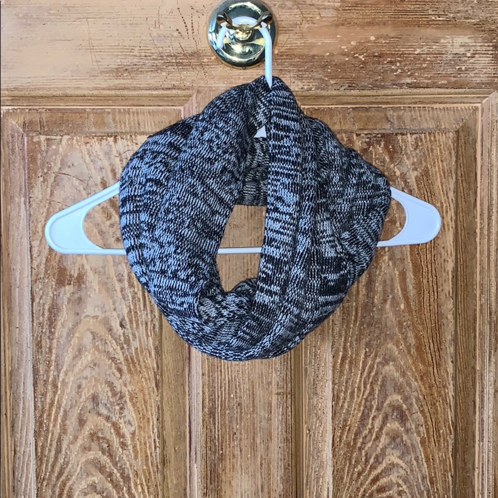 PINK black and grey small scarf
